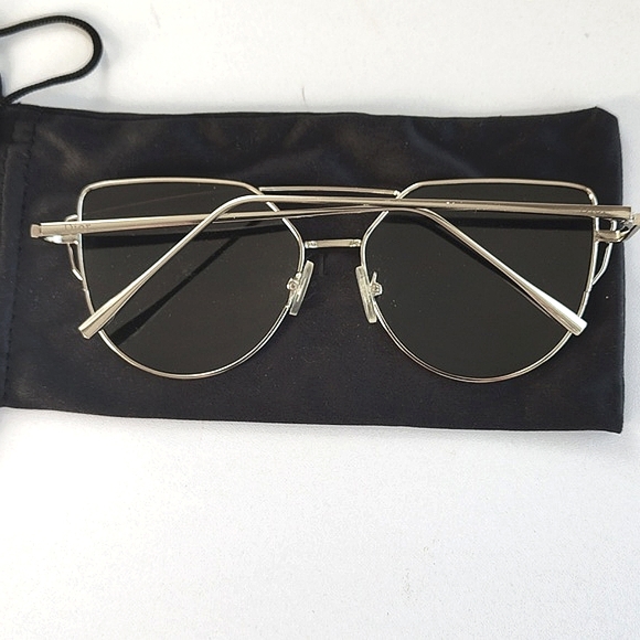 DIOR Reflective Palladium White/grey Silver Metal Framed Sunglasses/Dust Bags - Picture 8 of 12